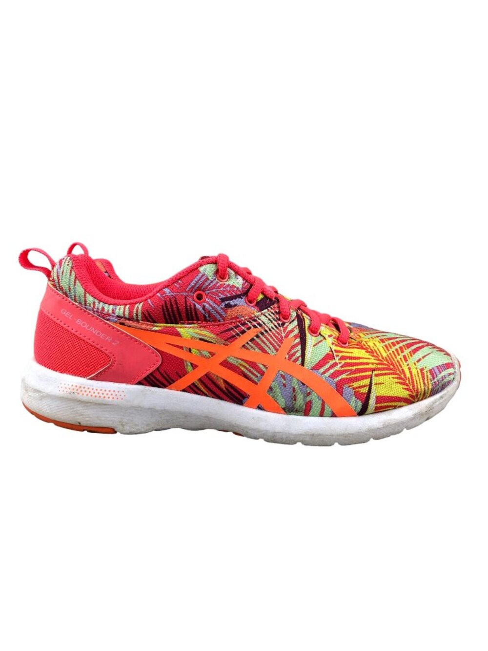 Asics Men's Size 6 Bounder 2 Orange Yellow Lace-Up Running Sneakers Shoes C631N